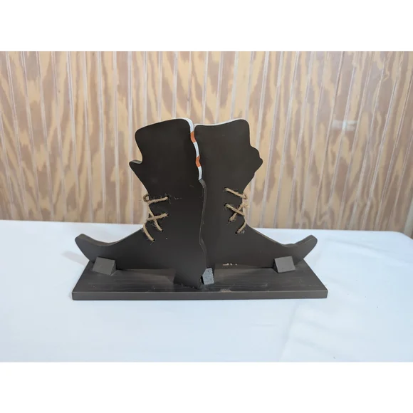 NWOT Halloween Decor Witch Shoes Sign "If the Shoe Fits" - Picture 3 of 6